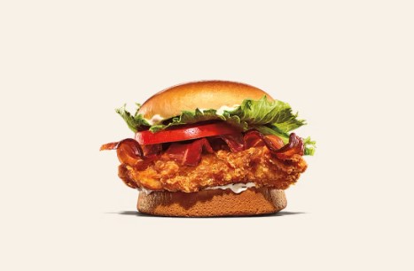 Crispy Chicken Sandwich with Bacon