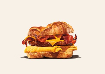 Double Croissan’wich with Sausage & Bacon