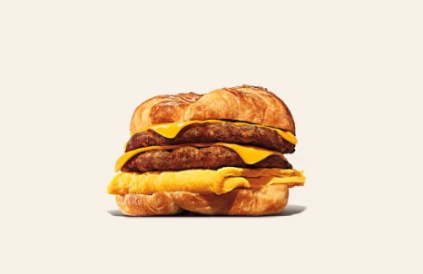 Double Sausage Egg & Cheese Croissan'wich