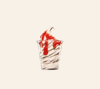 Burger King Strawberry Sundae